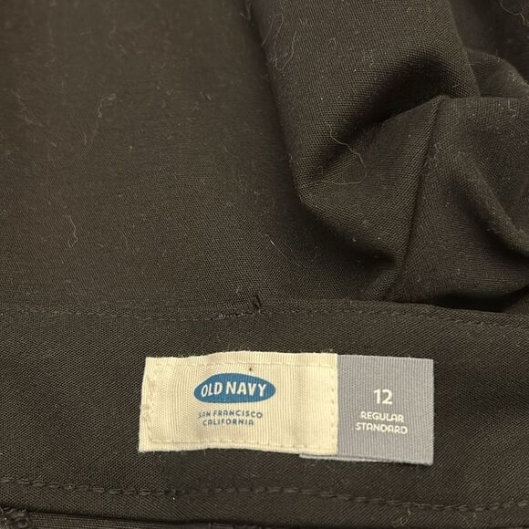 Old Navy black plus court regular cropped pants Size 12 New - Picture 7 of 10